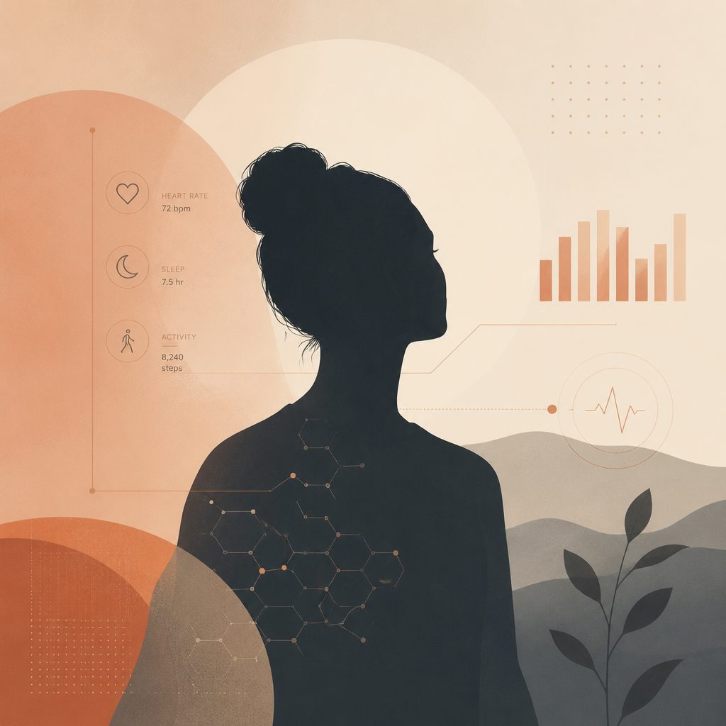 Abstract editorial portrait representing the founders